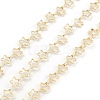 Brass Hollow Out Star Link Chains CHC-M025-51G-1