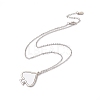 Sublimation Blank Aluminum Pendant Necklace LS-NJEW-E020-02P-01-3