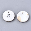Natural Freshwater Shell Pendants X-SHEL-Q018-01A-S-P-2