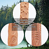 Gorgecraft 3Pcs 3 Style Wooden Handle Clay Texture Roller CELT-GF0001-01-6