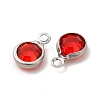 304 Stainless Steel with Glass Charms STAS-G305-11P-05-2