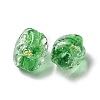 Handmade Foil Lampwork Beads Strands FOIL-Z001-06G-3