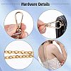 3 Strand 3 Style Iron Chain Bag Strap FIND-WR0002-63-6