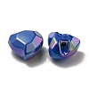 UV Plating Rainbow Iridescent Acrylic Beads OACR-P010-03D-3