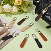 8Pcs 4 Colors PU Leather Zipper Pulls for Handbags Luggage and Jacket FIND-CL0002-10-4