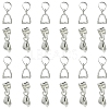 50Pcs Brass Ice Pick Pinch Bails IFIN-FS0001-47B-1