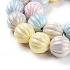 Spray Painted Resin Beads Strands RESI-N027-05A-3