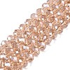 Electroplate Glass Beads Strands X-EGLA-A044-T8mm-A20-1