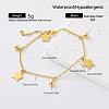 304 Stainless Steel Charm Anklets for Women HT7588-5-1