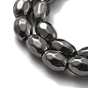 Synthetic Magnetic Hematite Beads Strands G-P518-07B-3