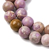 Natural Lepidolite/Purple Mica Stone Beads Strands G-K401-A01-10mm-4