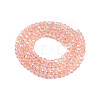Electroplate Glass Beads Strands EGLA-A044-T1mm-L21-3