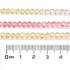 Transparent Painted Glass Beads Strands X1-DGLA-A034-T4mm-A09-3