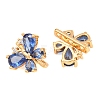 SHEGRACE Butterfly Brass Micro Pave Cubic Zirconia Spacer Bars XGRQ5K655-825G-B-2