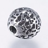 304 Stainless Steel Beads STAS-I069-25AS-2