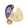 Valentine's Day Couple Alloy Brooches JEWB-A025-04B-2