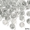 Crackle Transparent Glass Beads Strands GLAA-YW0005-73A-1