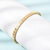 304 Stainless Steel Textured Hinged Cuff Bangles for Women SA-CBAC920-18G-3