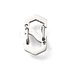 304 Stainless Steel Keychain Clasp Findings STAS-U051-01A-P-1