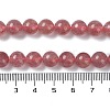 Natural Strawberry Quartz Beads Strands G-R435-03-A01-5