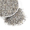 Spray Painted Picasso Cylinder Glass Seed Beads GLAA-T028-12A-09-1