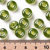 Transparent Colours Luster Glass Round Beads X-SEED-S045-002A-D02-4