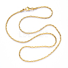 Vacuum Plating 304 Stainless Steel Coreana Chain Necklace NJEW-S420-005A-G-3
