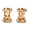Brass Micro Pave Cubic Zirconia Pendants ZIRC-O044-15G-2