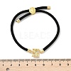 Adjustable Nylon Cord Bracelets X-BJEW-C096-01G-26-5
