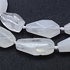 Natural Quartz Crystal Beads Strands G-F531-K05-3