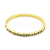 Brass Enamel Hinged Bangles BJEW-Z062-22G-2