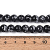 Baking Paint Glass Beads Strands DGLA-N015-8mm-10-4