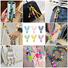 20Pcs UV Plating Opaque Acrylic European Beads OACR-TADJ0001-16Y-6