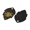 100Pcs Gold Stamping Paper Printed Gift Tags CDIS-H007-14B-3