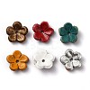 5-Petal Eco-Friendly Cowhide Bead Cap FIND-S301-03-M-1