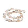 AB Color Plated Natural Freshwater Shell Beads Strands BSHE-G033-02-2