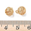 Brass Micro Pave Clear Cubic Zirconia Pendants KK-D261-01G-11-3