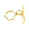 Brass Toggle Clasps KK-A223-07G-7