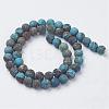 Natural Chrysocolla Round Bead Strands G-G969-10mm-2