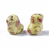 Handmade Porcelain Puppy Beads PORC-N004-83-2