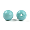 Opaque Solid Color Glass Beads GLAA-N007-8mm-A13-2