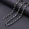 Titanium Steel Byzantine Chains Necklace for Men's FS-WG56795-88-1