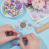 1Bag Opaque Acrylic Beads MACR-WR0001-06-3