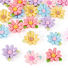 20pcs Opaque Resin Cabochons RESI-TADJ0001-08B-3