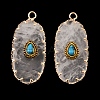 Natural & Synthetic Gemstone Carved Pendants GG-CBA5963-02-2