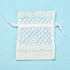 Organza Gift Bags with Lace OP-R034-10x14-04-2