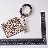 Leather Wristlet Keychain Bracelet Wallet for Women JX633A-8