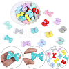 32Pcs 16 Colors Food Grade Eco-Friendly Silicone Focal Beads SIL-PA0001-33-6