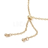 Adjustable 304 Stainless Steel Cable Chain Slider Bracelets BJEW-JB13089-02-4