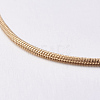 Soldered Brass Round Snake Chain CHC-L002-02-2